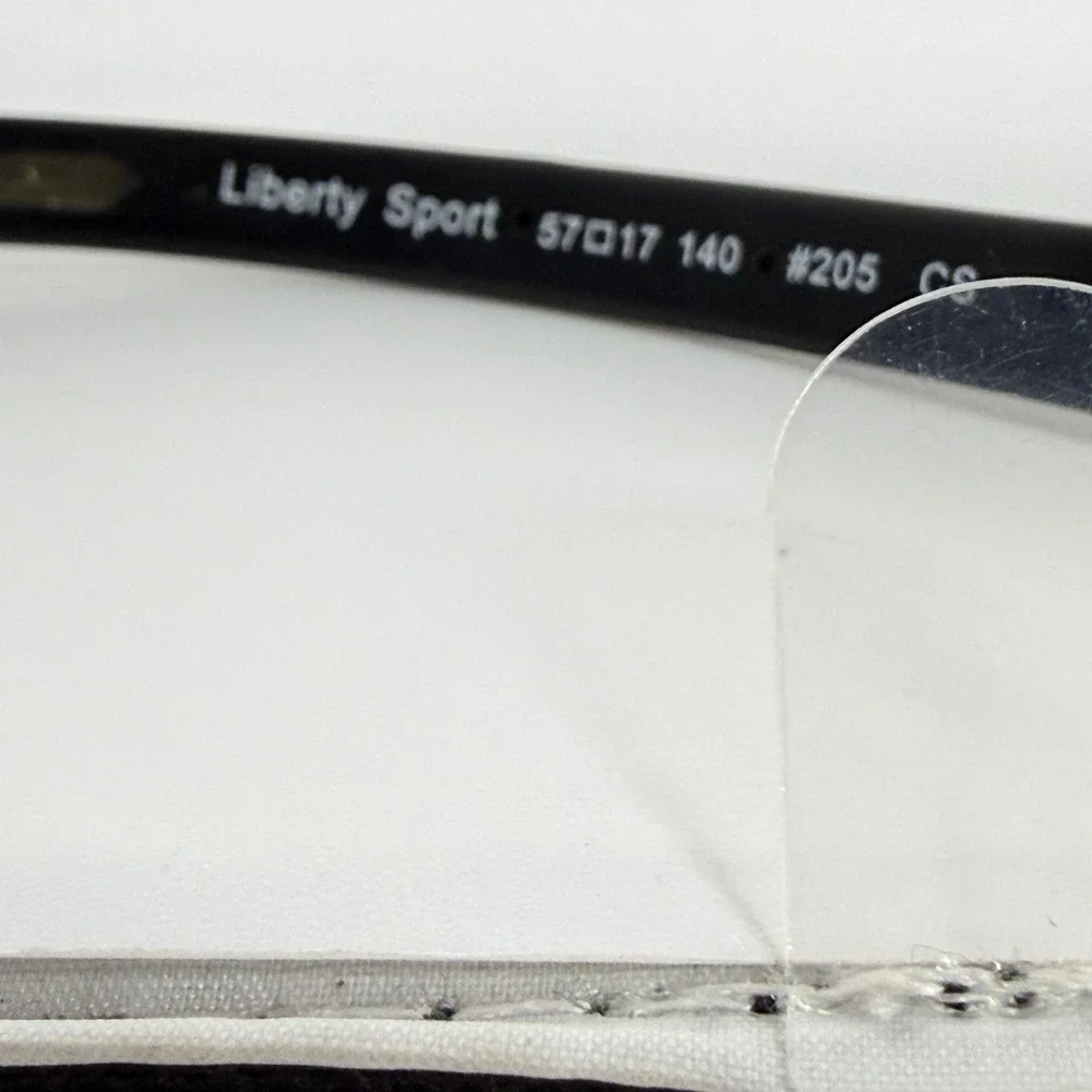 Liberty Sport Chopper 2 Eyeglasses Black Silver 57 17 140‎ #205 CS Frames 22072